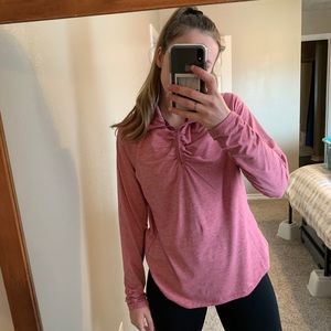 Pink Champion Quarter Zip Training Jacket - XL